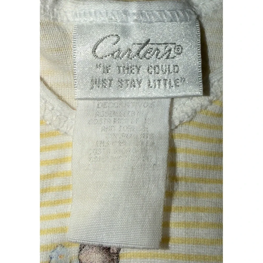 3‎ Carter's Vintage Baby One Piece Bodysuit John Lennon/ Teddy Bear Button Snap
